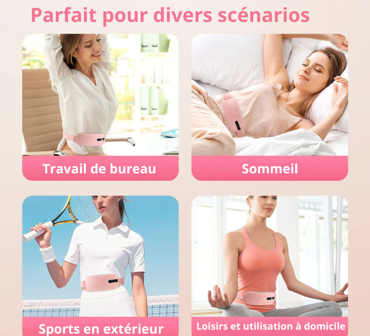 Ceinture chauffante menstruelle