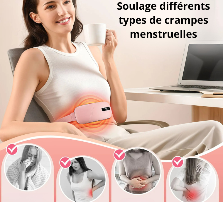 Ceinture chauffante menstruelle